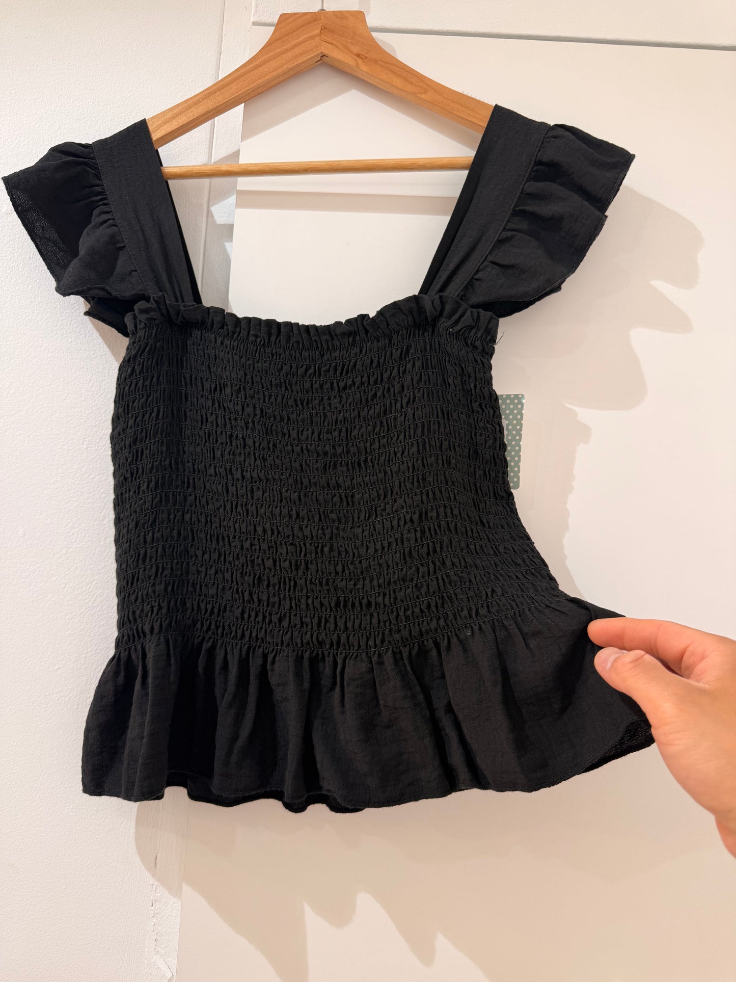 Top blusa cuerpo nido de abeja 3787