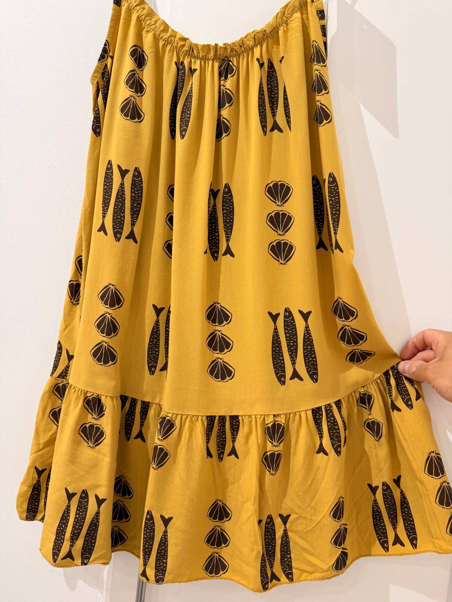 Vestido corto estampado marino 86781