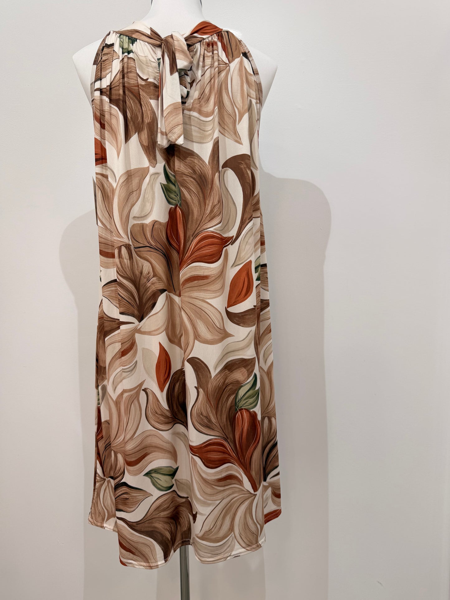 Vestido Midi Halter Estampado licra fría 050