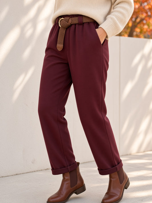 Pantalón elástico casual 25112