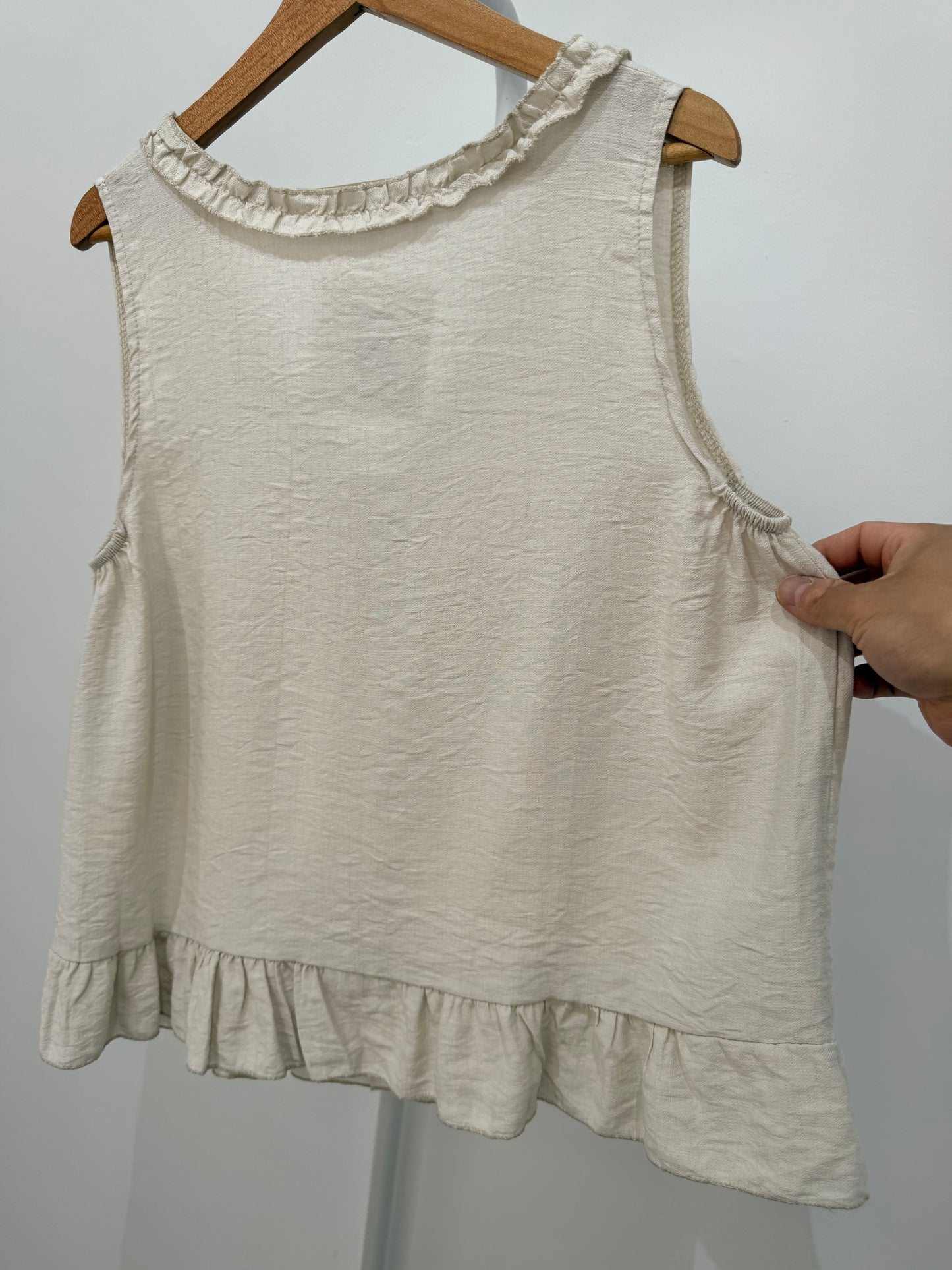 Blusa cuello volantes 37418