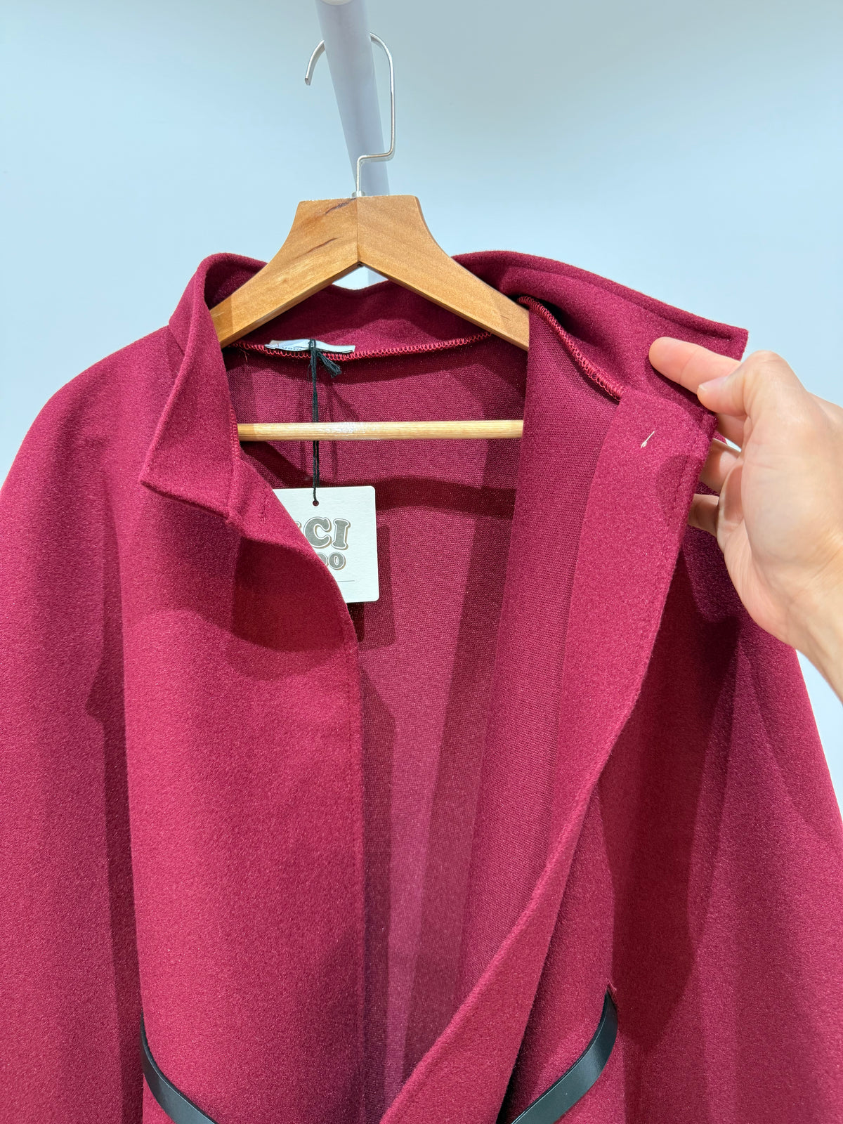 Poncho de cuello alto 717