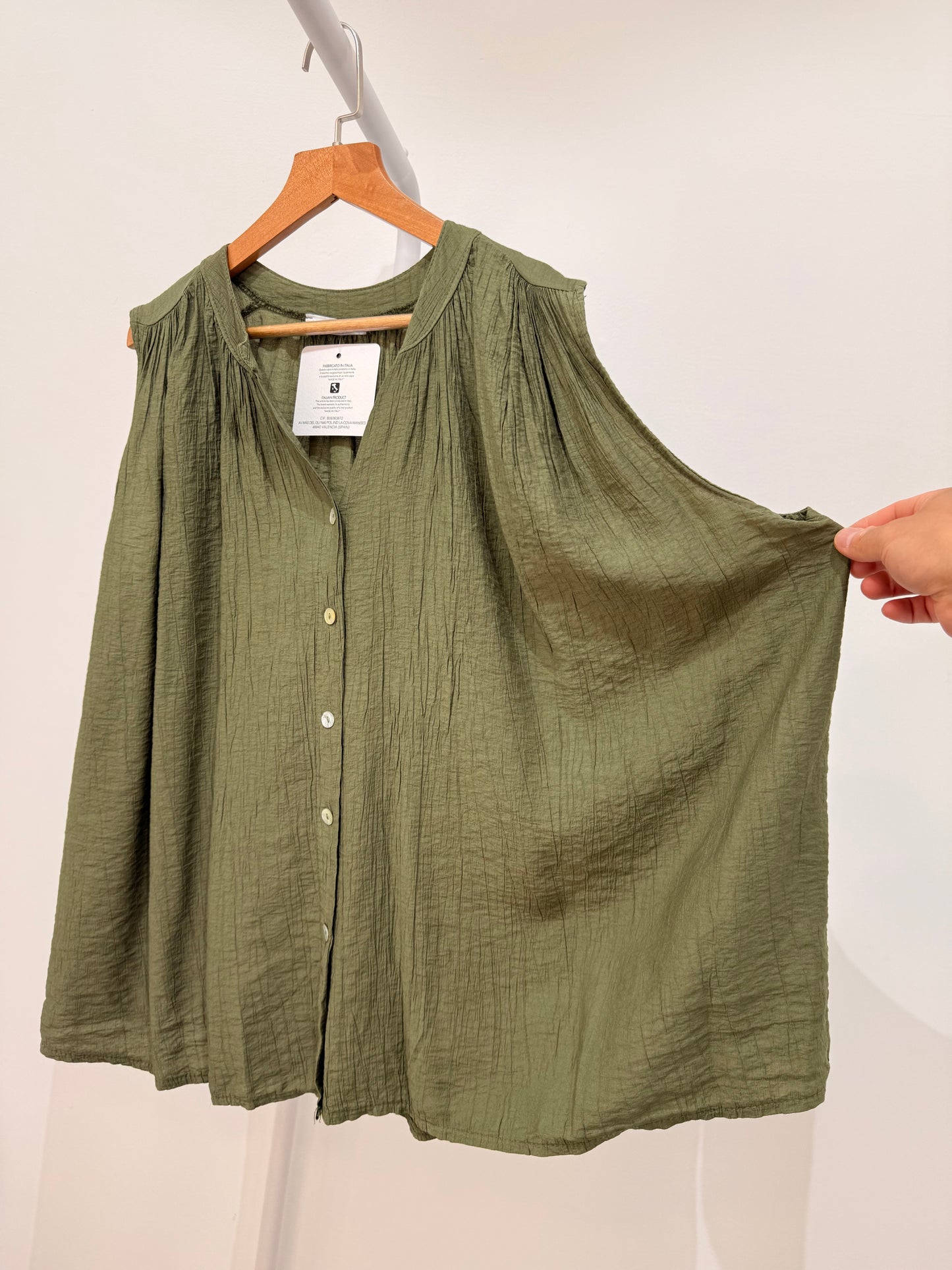 Blusa Oversize Plisada 31342