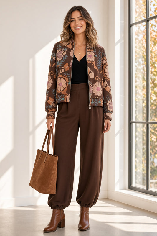 Bomber Antelina Estampado 5585