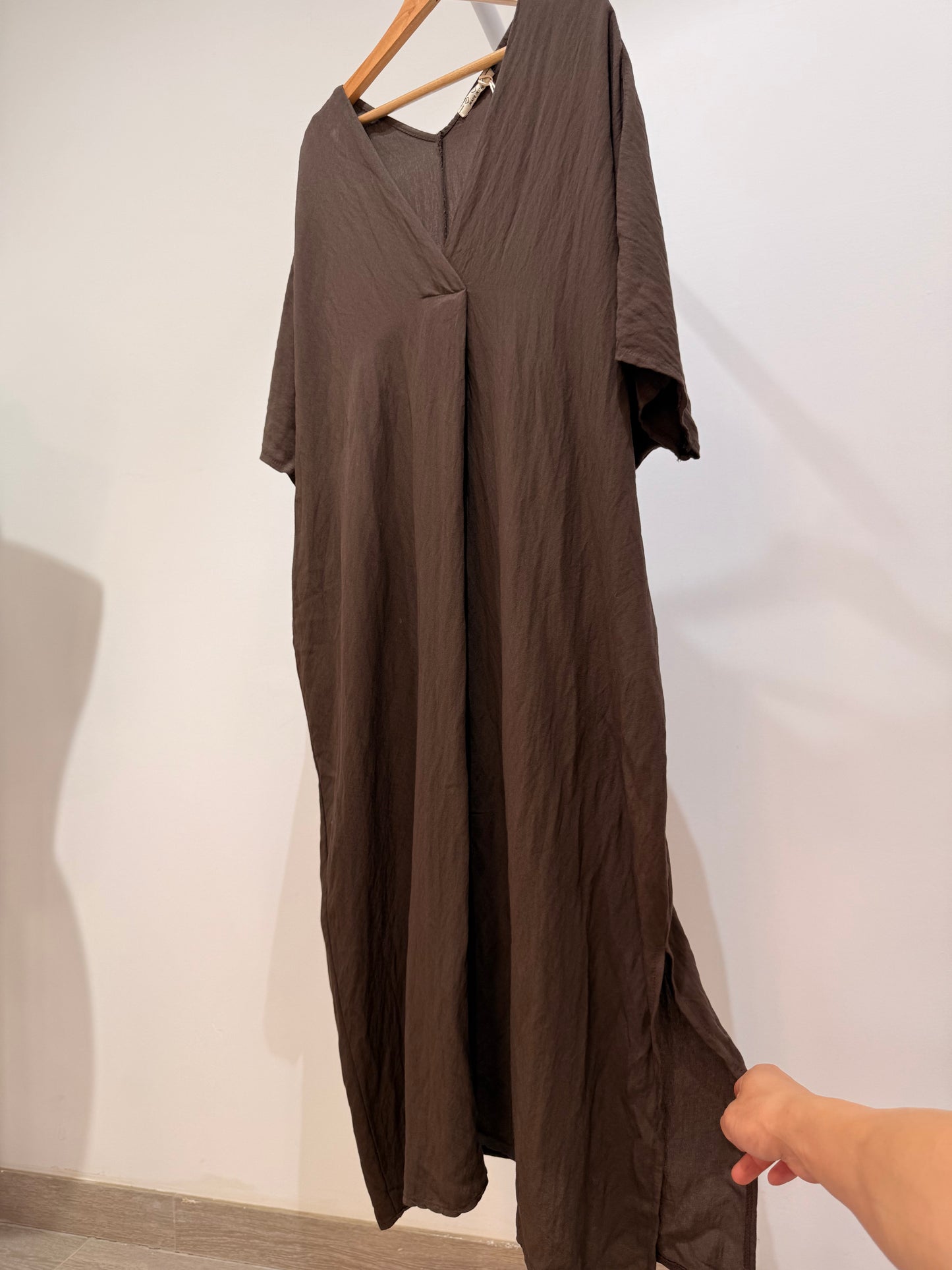 Vestido Maxi de Corte Holgado