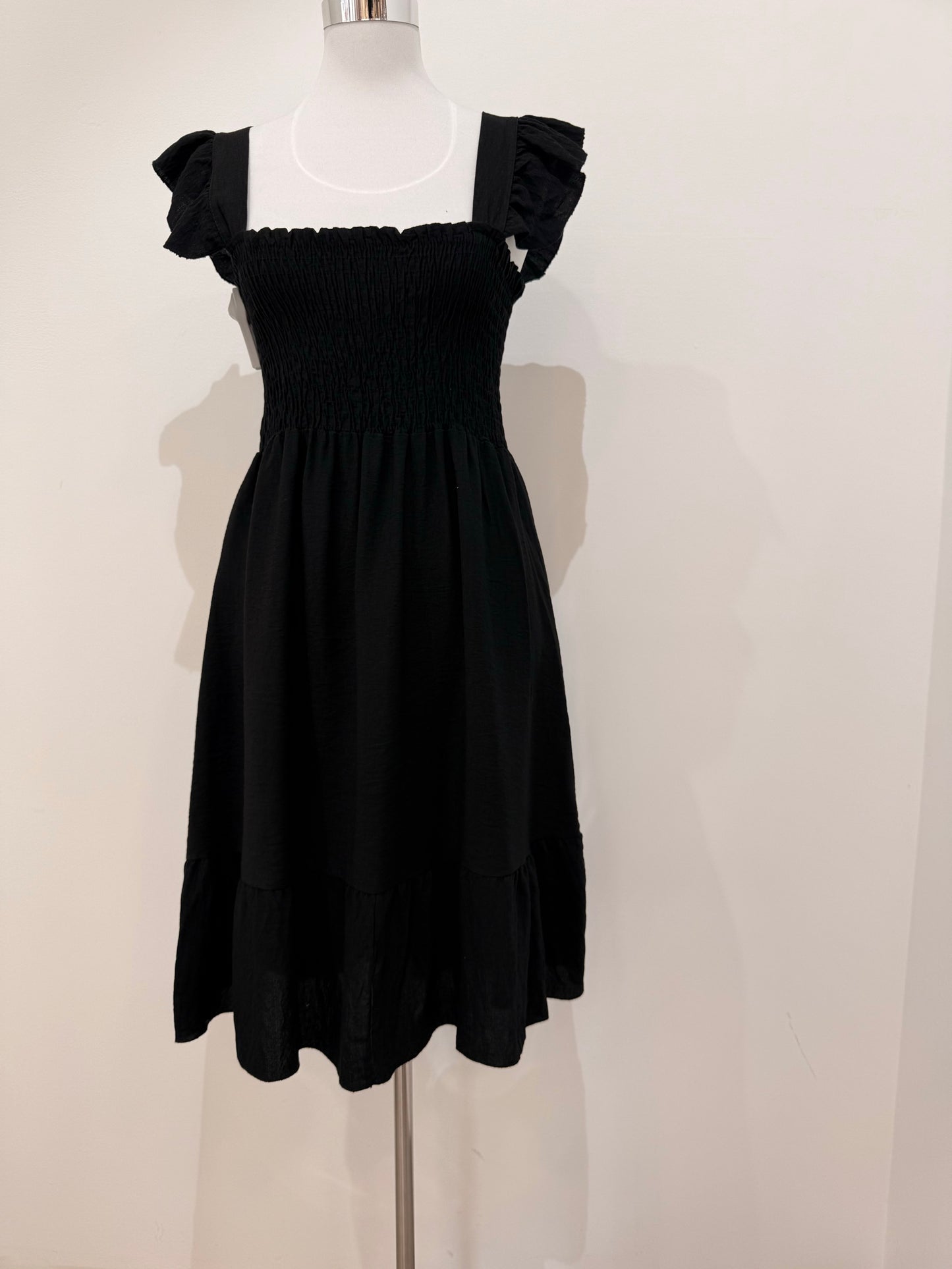 Vestido Midi Nido de Abeja