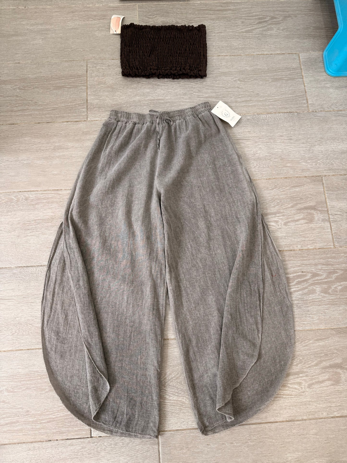 Pantalón Cruzado de Algodón (Estilo Boho)