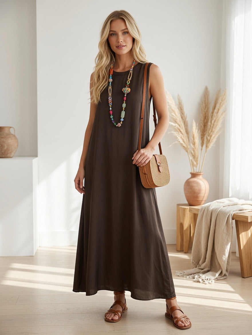 Vestido raso/sarten