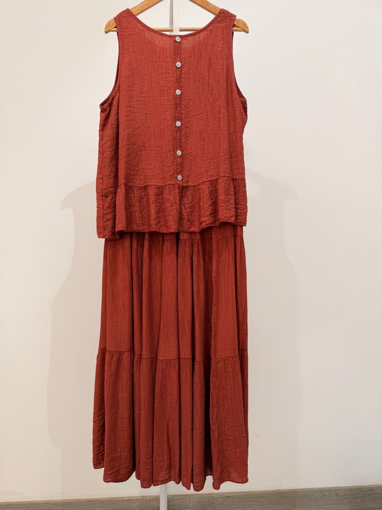 Blusa Sin Mangas con Volante