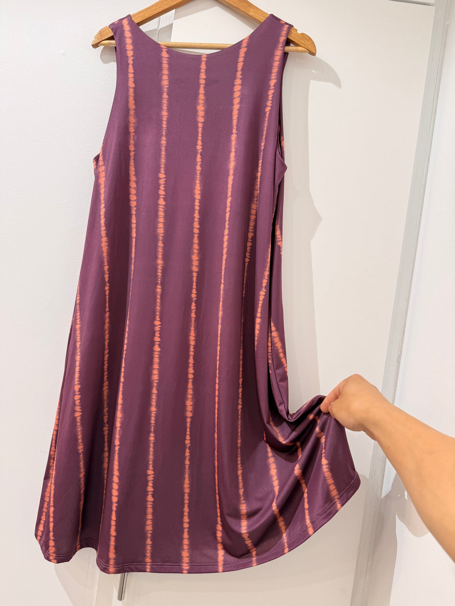 Vestido Corto de Licra Fría (Estampado Tie-Dye) 2516