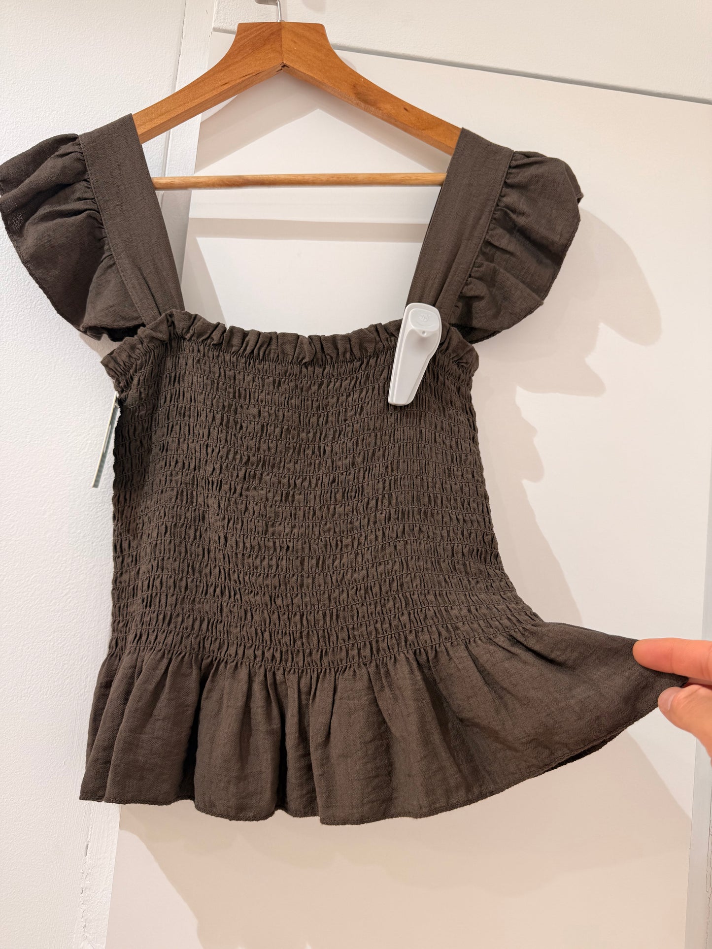 Top blusa cuerpo nido de abeja 3787