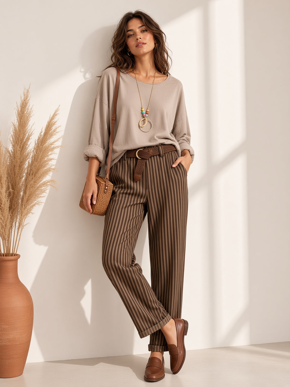 Pantalón de Rayas 25113