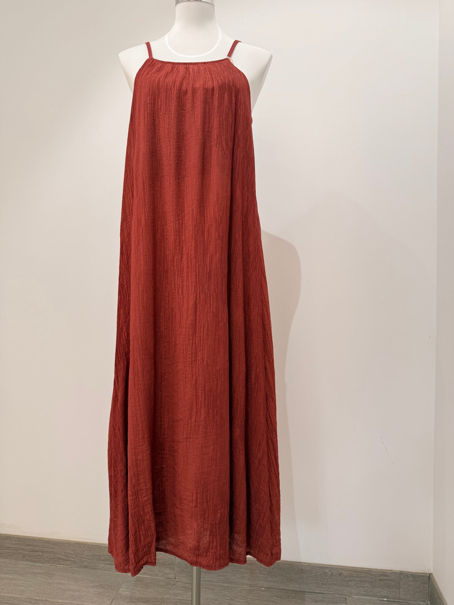 Vestido Largo Plisado 64150