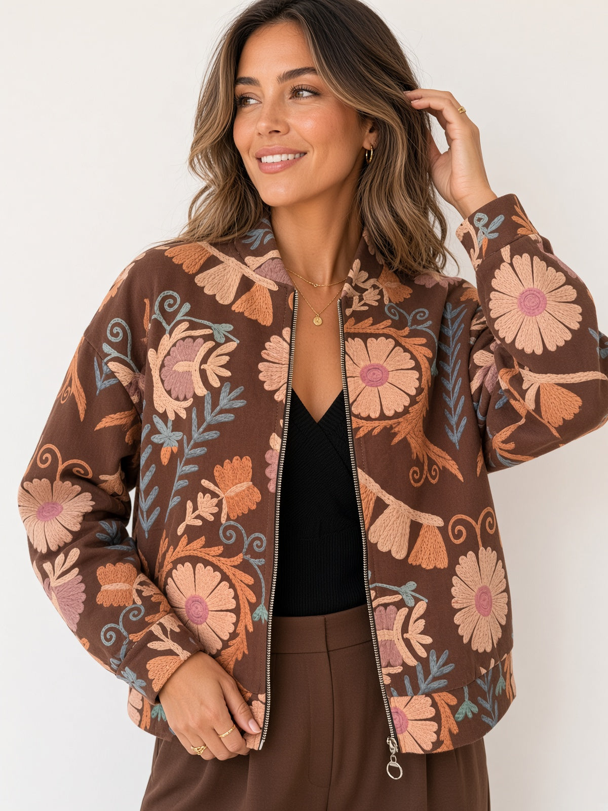 Bomber Antelina Estampado 5585