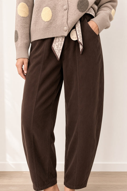 Pantalón bombacho de pana 06