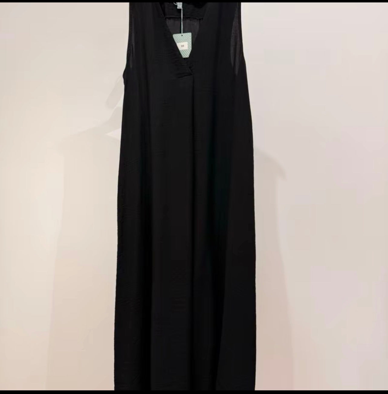 Vestido Largo Fluido Escote en V
