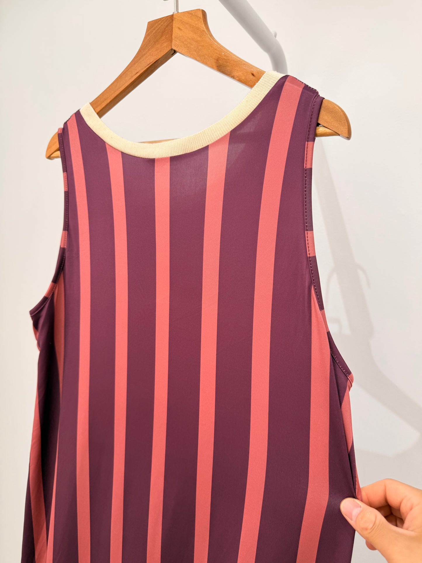 Vestido Licra Fría de Rayas Veraniego 68075