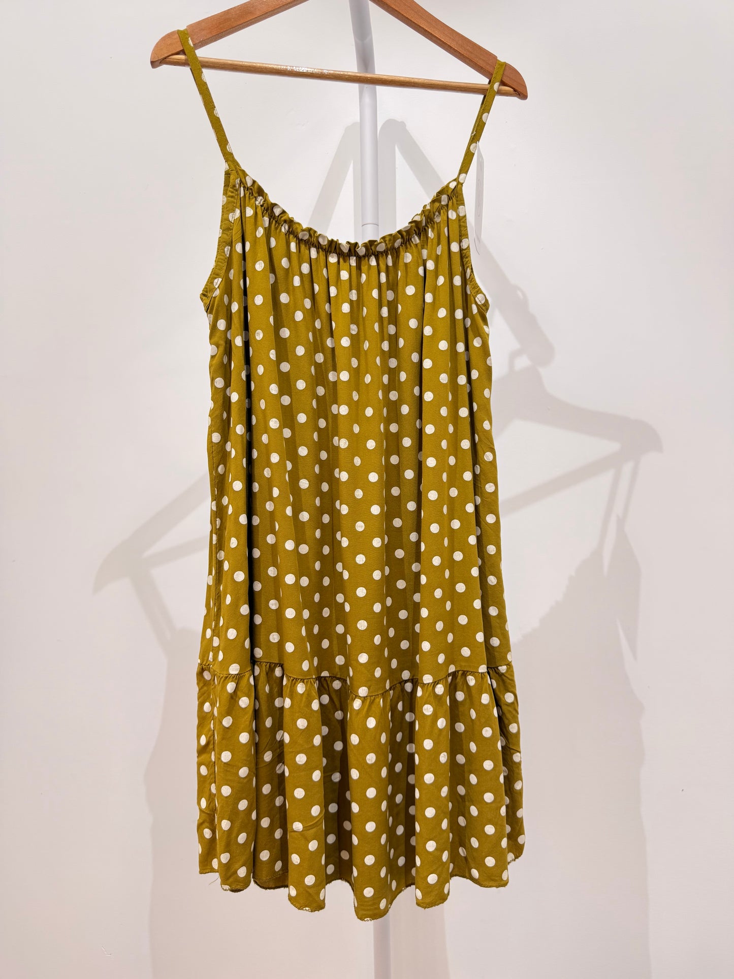 Vestido corto estampado de lunares 8678