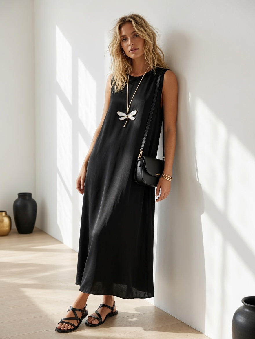 Vestido raso/sarten