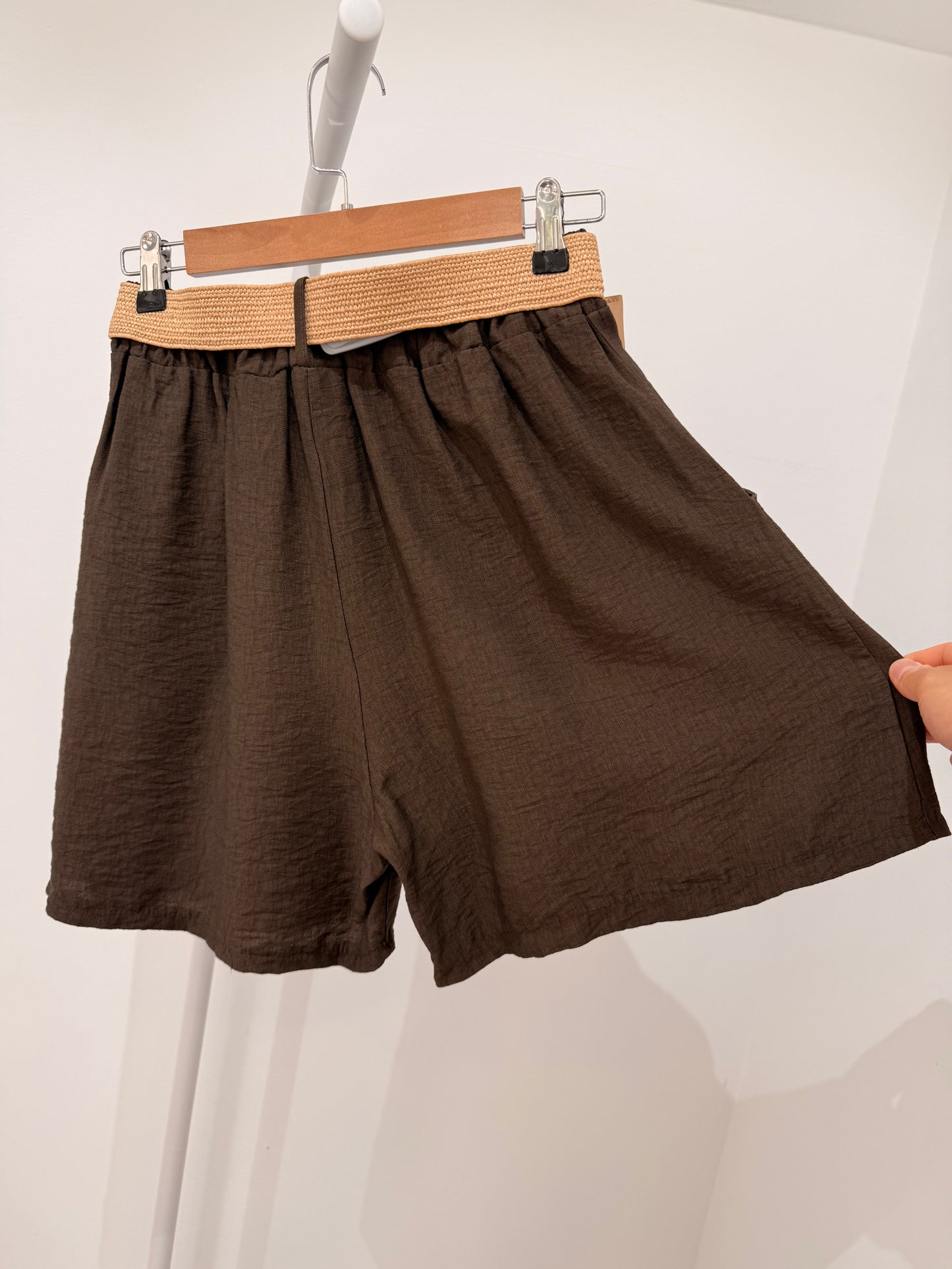 Pantalón Corto con Cinturón 32212