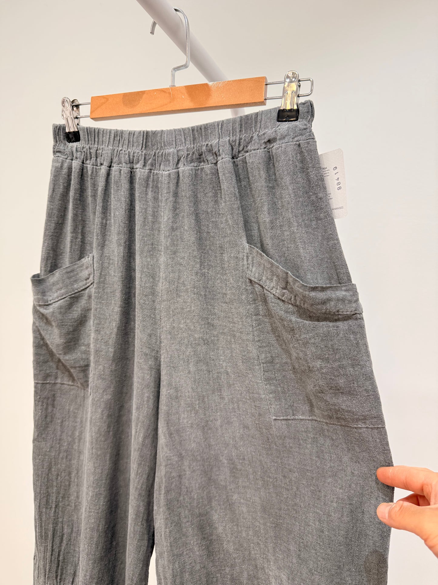 Pantalón Bombacho / Casual de Algodón