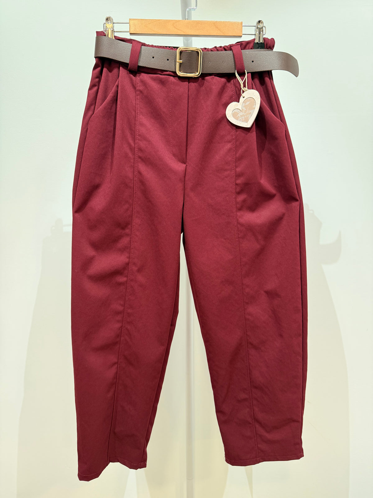 Pantalón balloon de tiro alto 130749