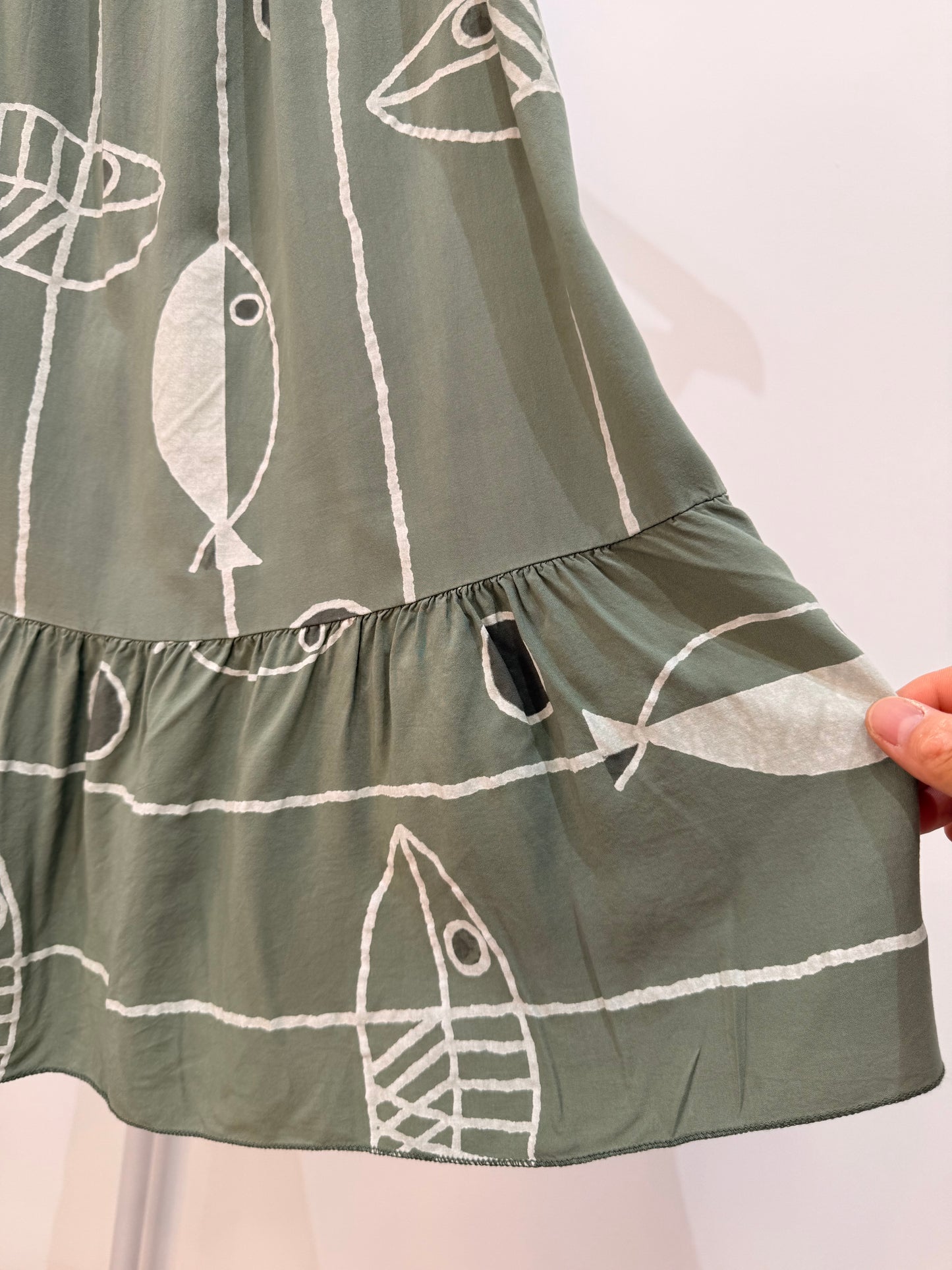 Vestido playero Estampado Peces 500