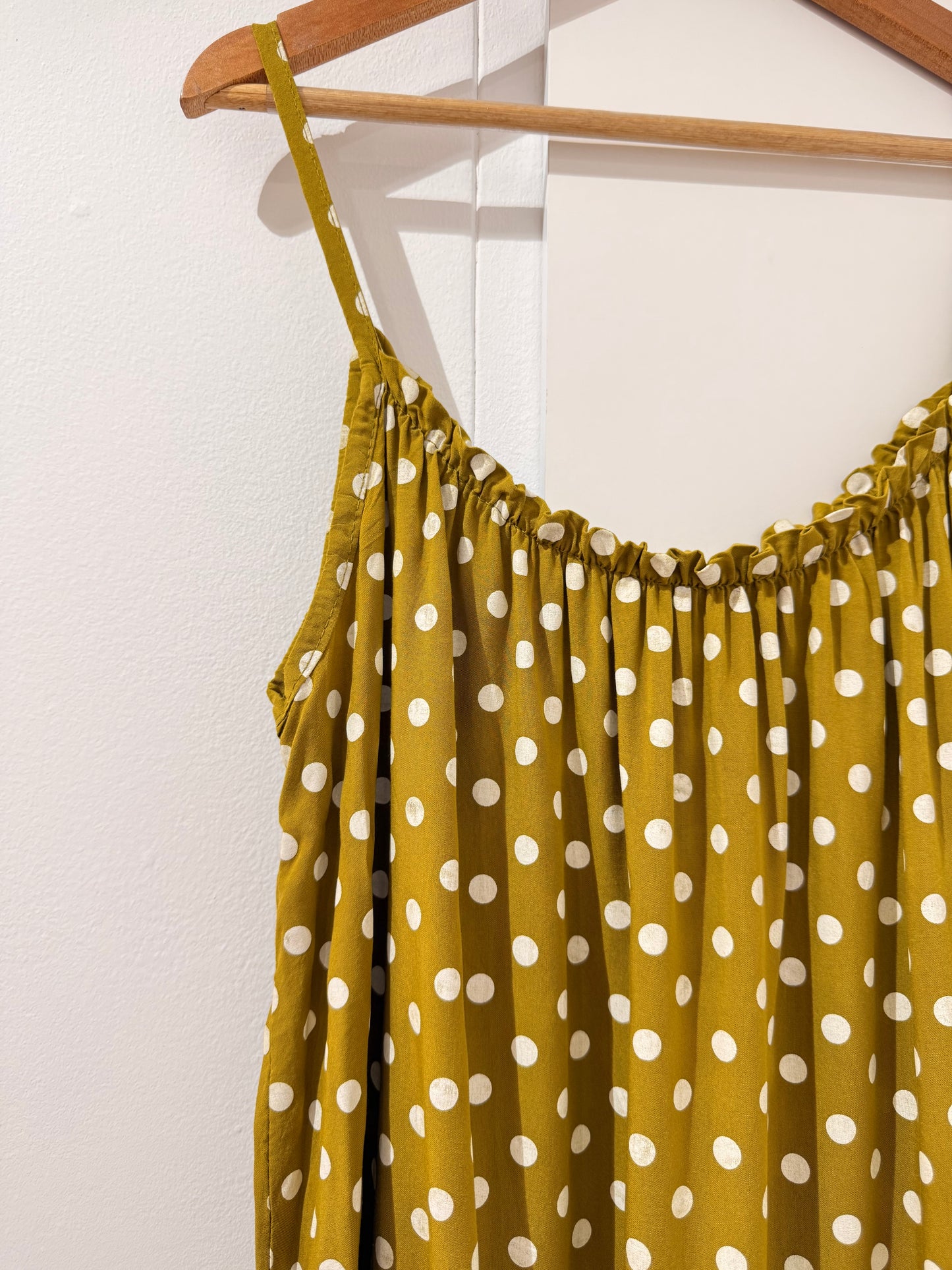 Vestido corto estampado de lunares 8678