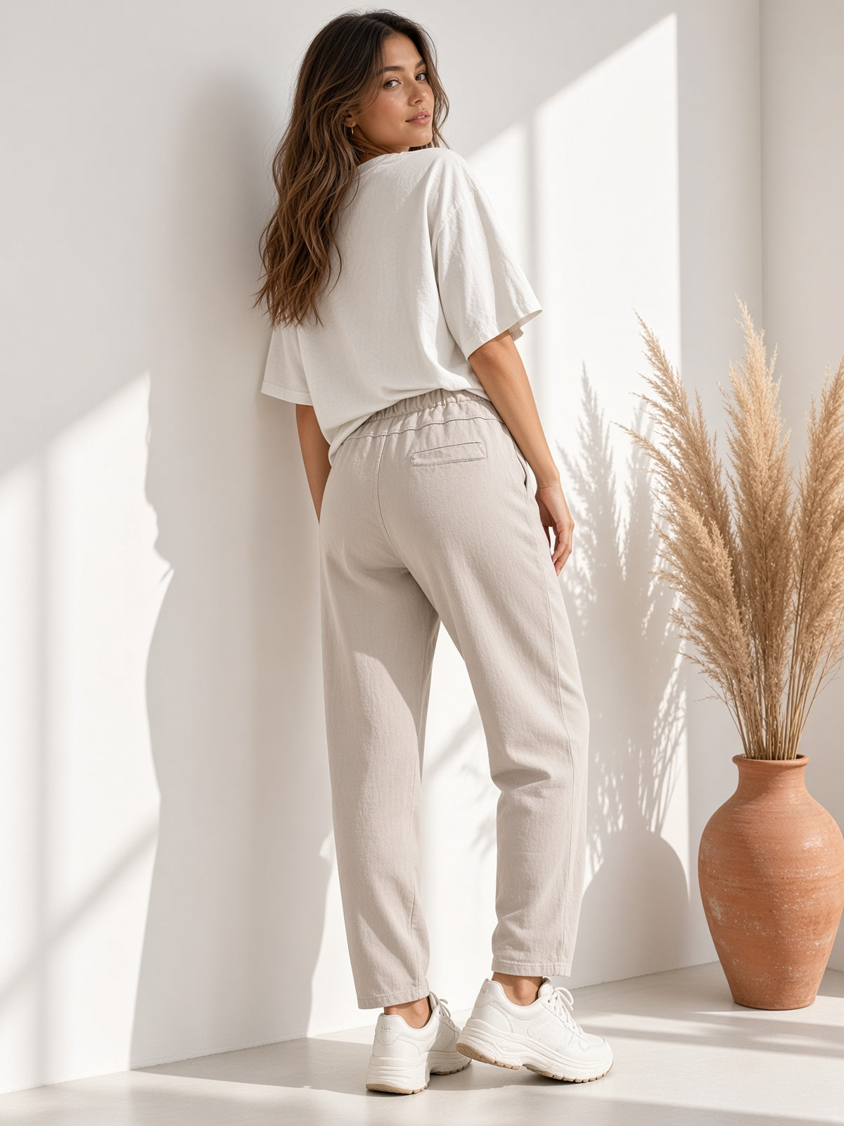 Pantalón  Algodón Elástico 5924