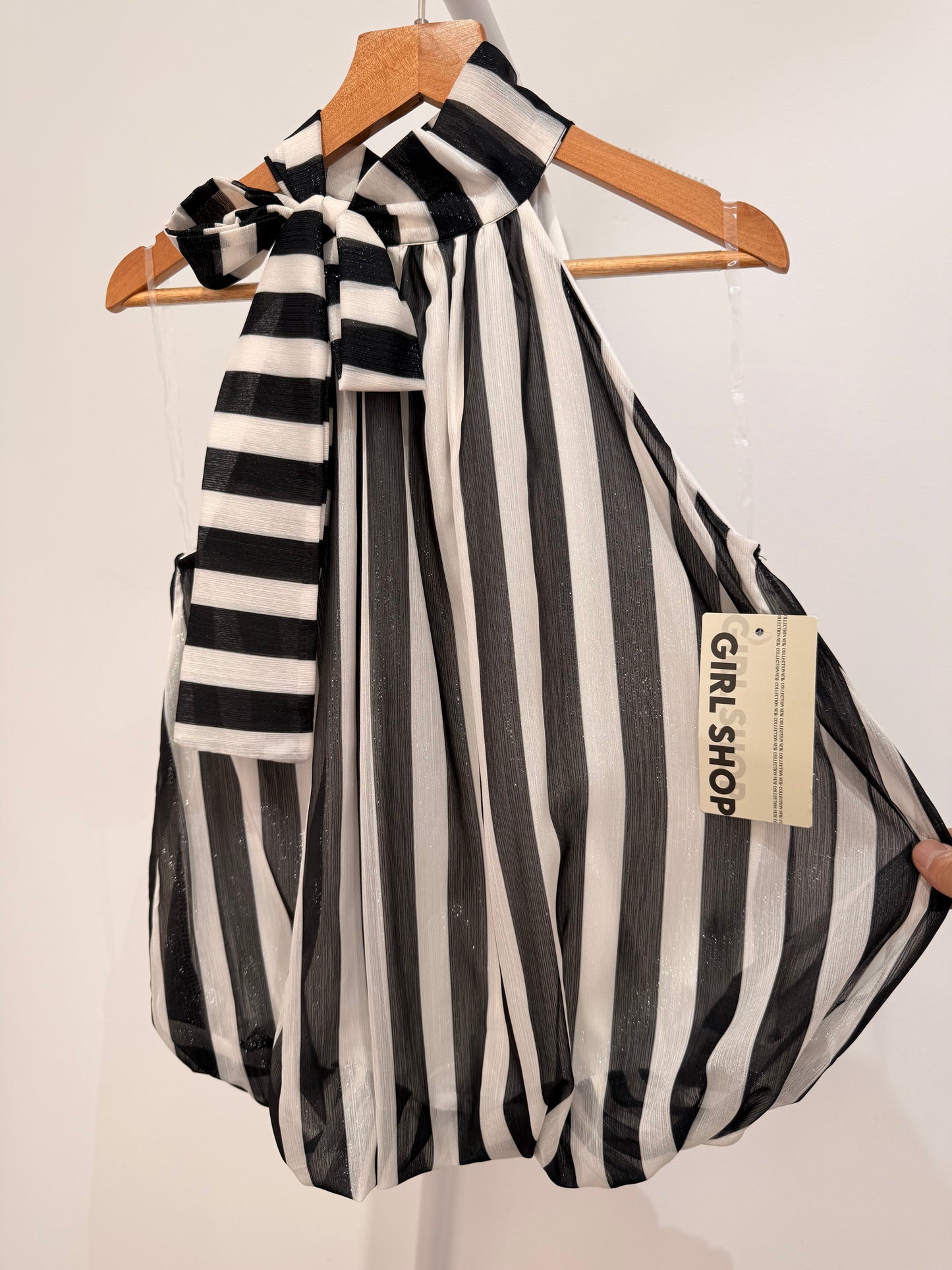 Blusa Halter de Rayas