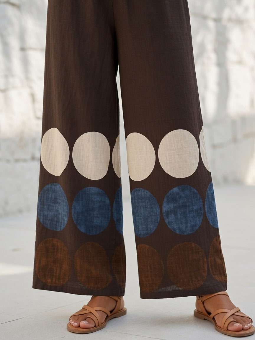 Pantalón Palazzo Círculos 1530118