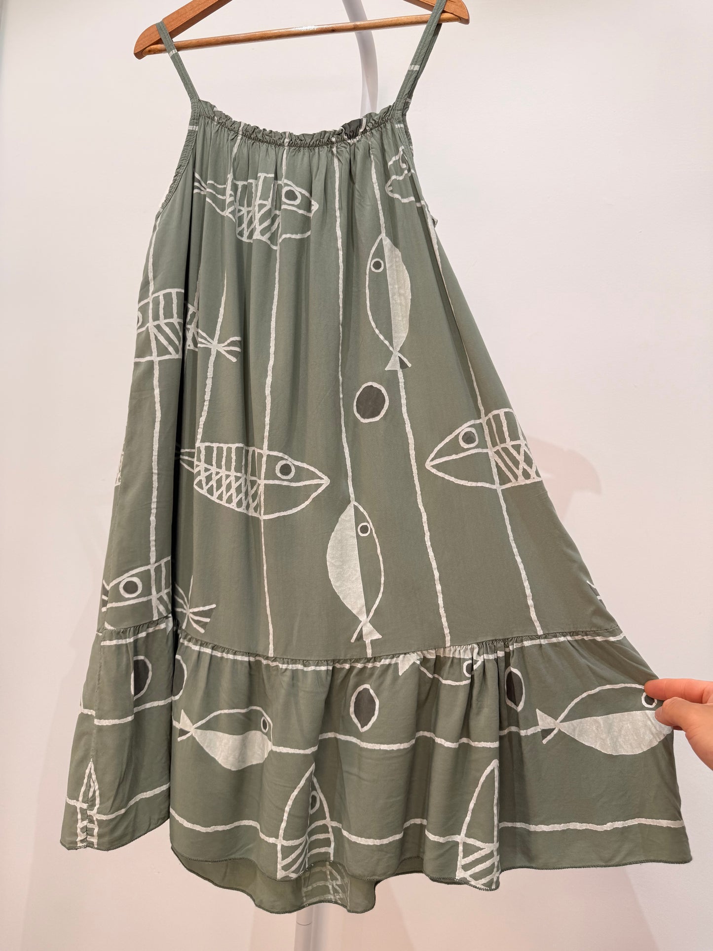 Vestido playero Estampado Peces 500