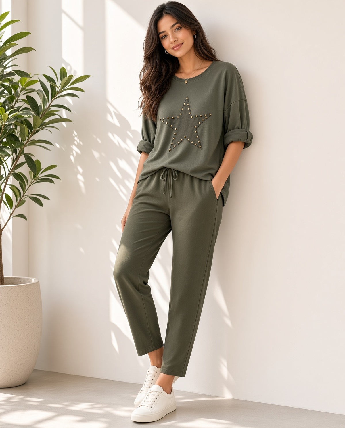 Pantalón  Algodón Elástico 5924