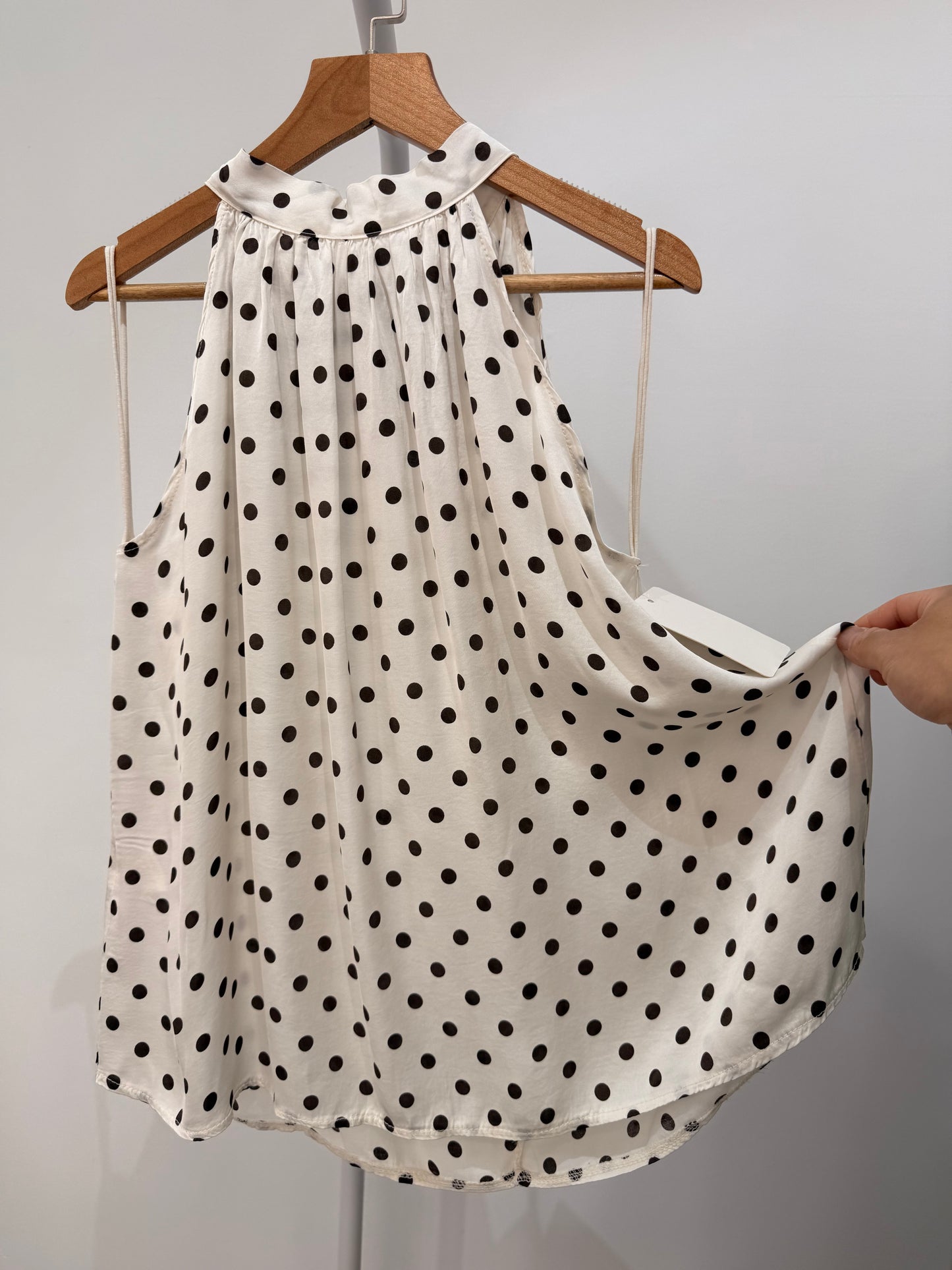 Blusa Halter de Lunares