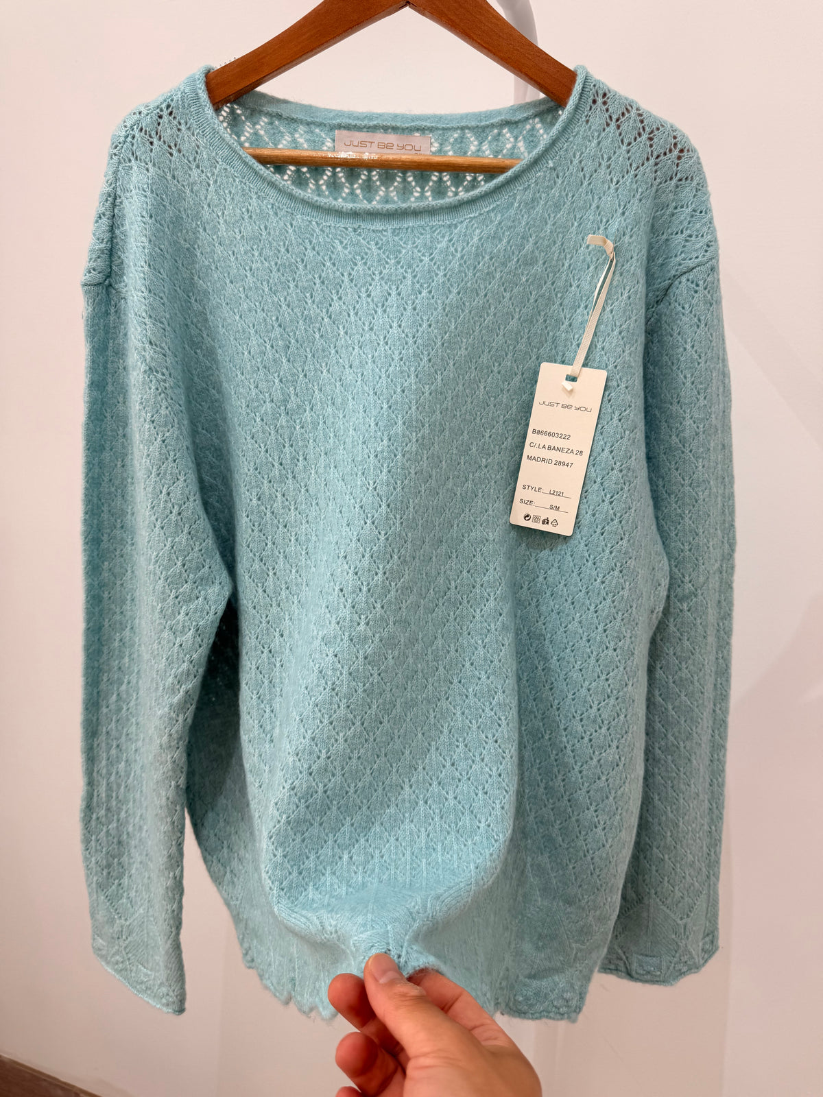 Jersey de punto calado 2121
