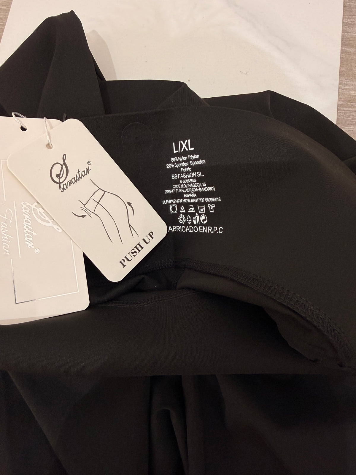Leggings acampanados de talle alto 90602