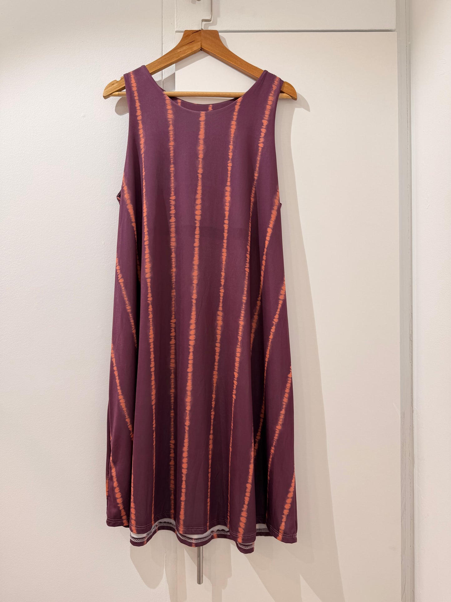 Vestido Corto de Licra Fría (Estampado Tie-Dye) 2516