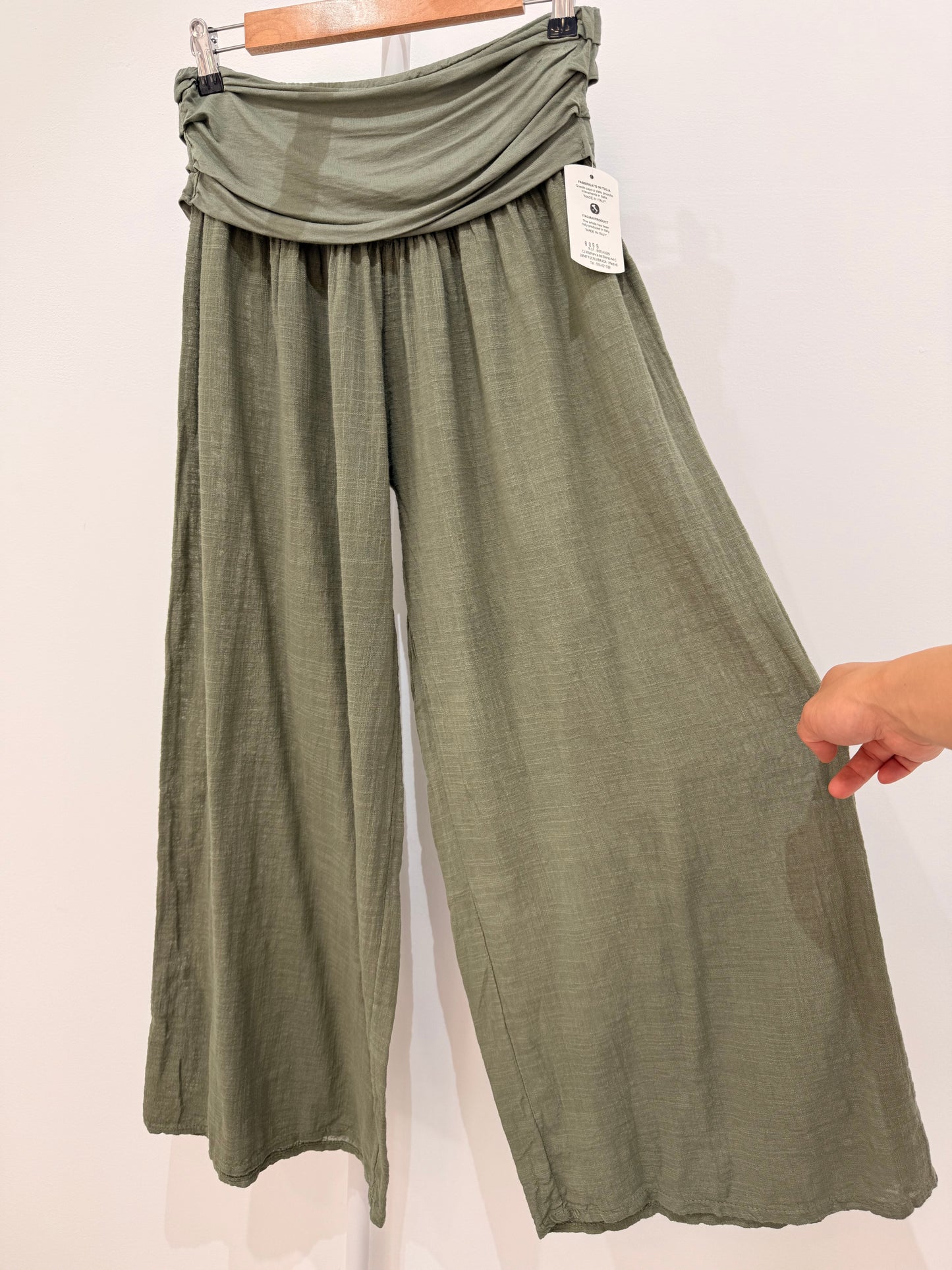 Pantalón Boho de Pata Ancha