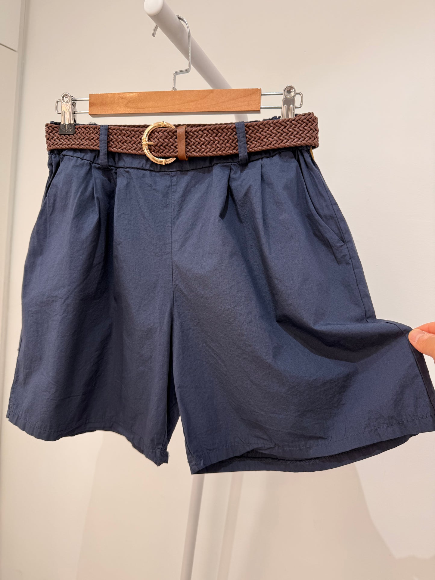 Shorts de Algodón con Cinturón(26765)