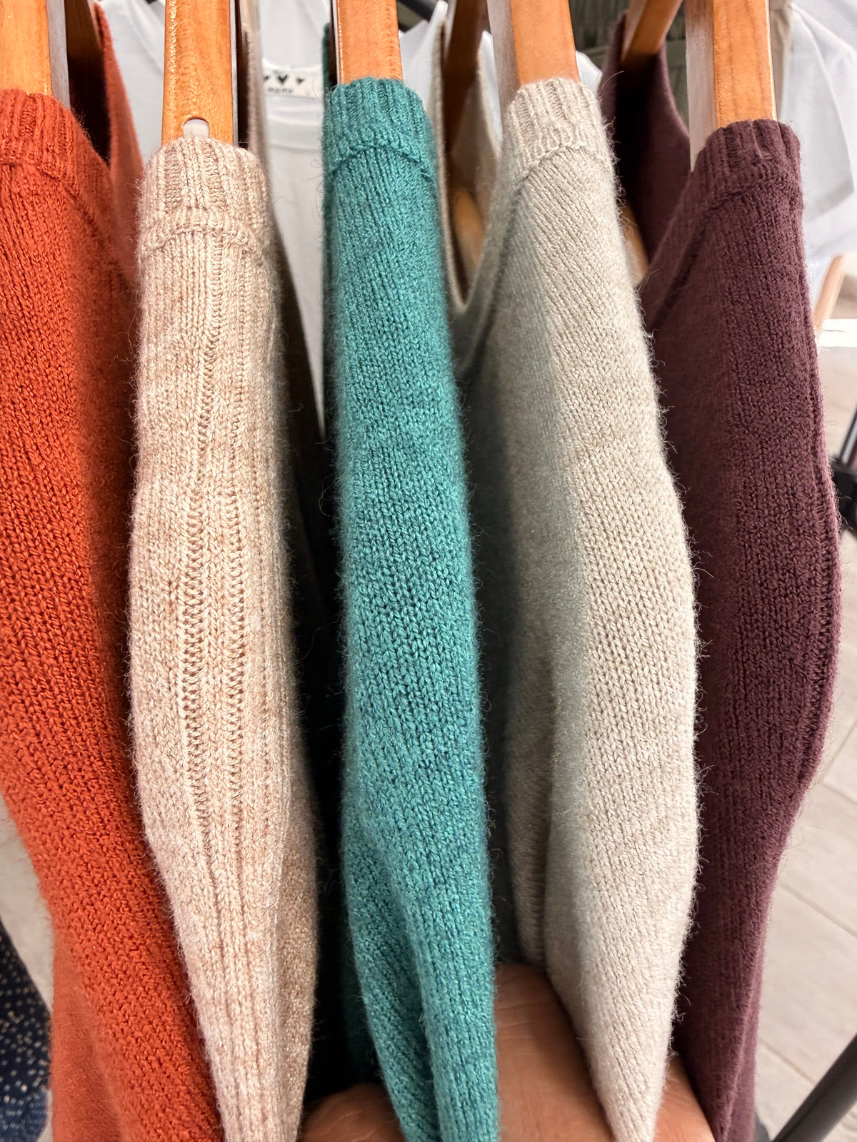 Jersey de punto oversize con raya central 12560