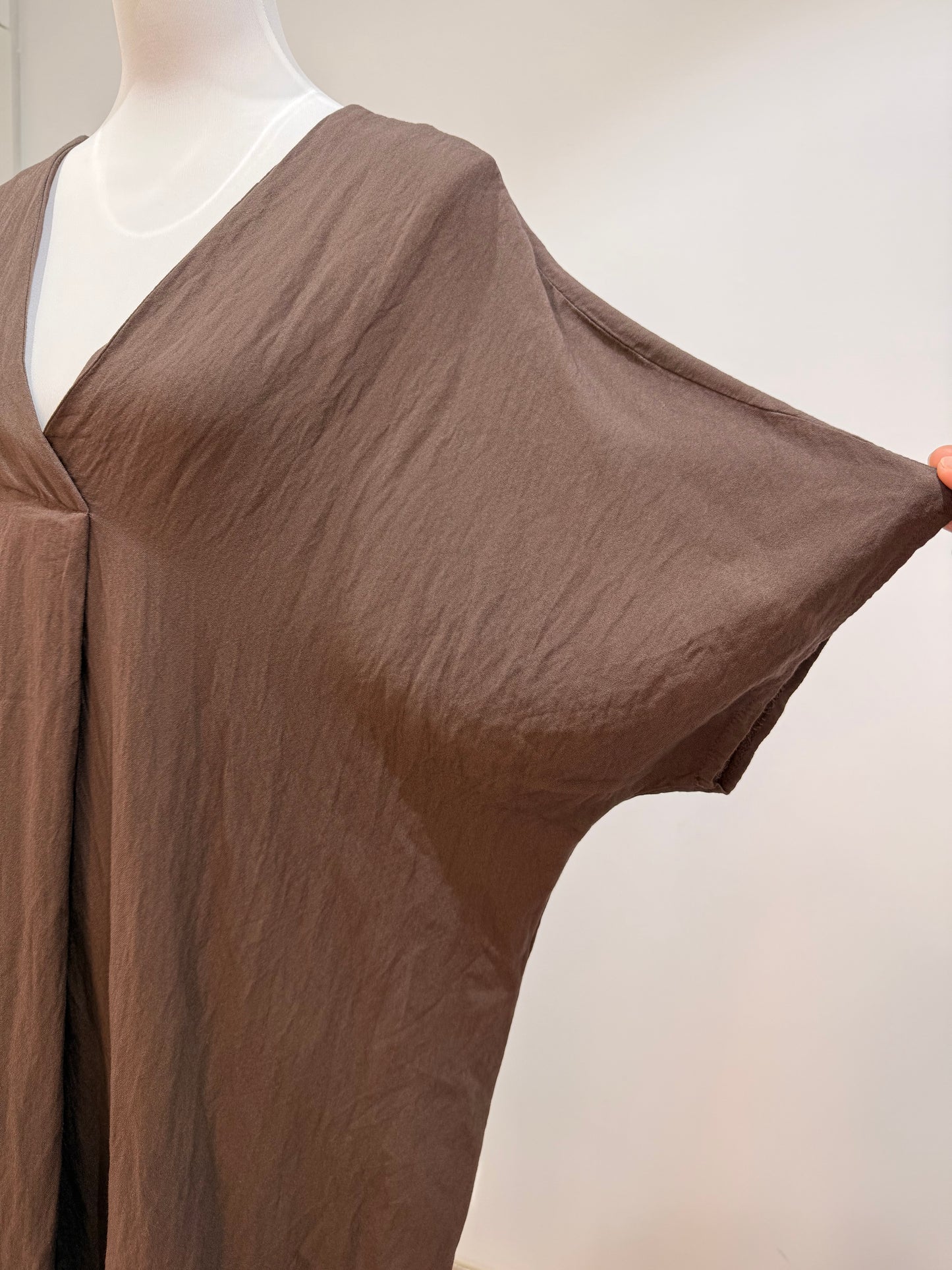 Vestido Maxi de Corte Holgado