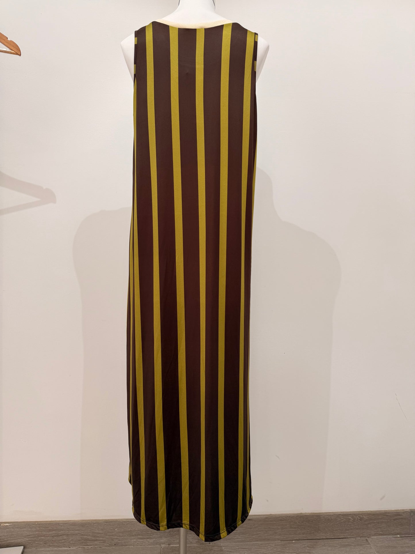Vestido Licra Fría de Rayas Veraniego 68075