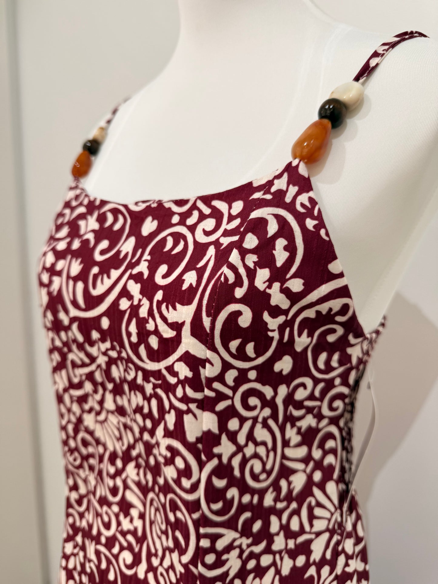 Vestido Largo Estampado Étnico Bohemio 51223