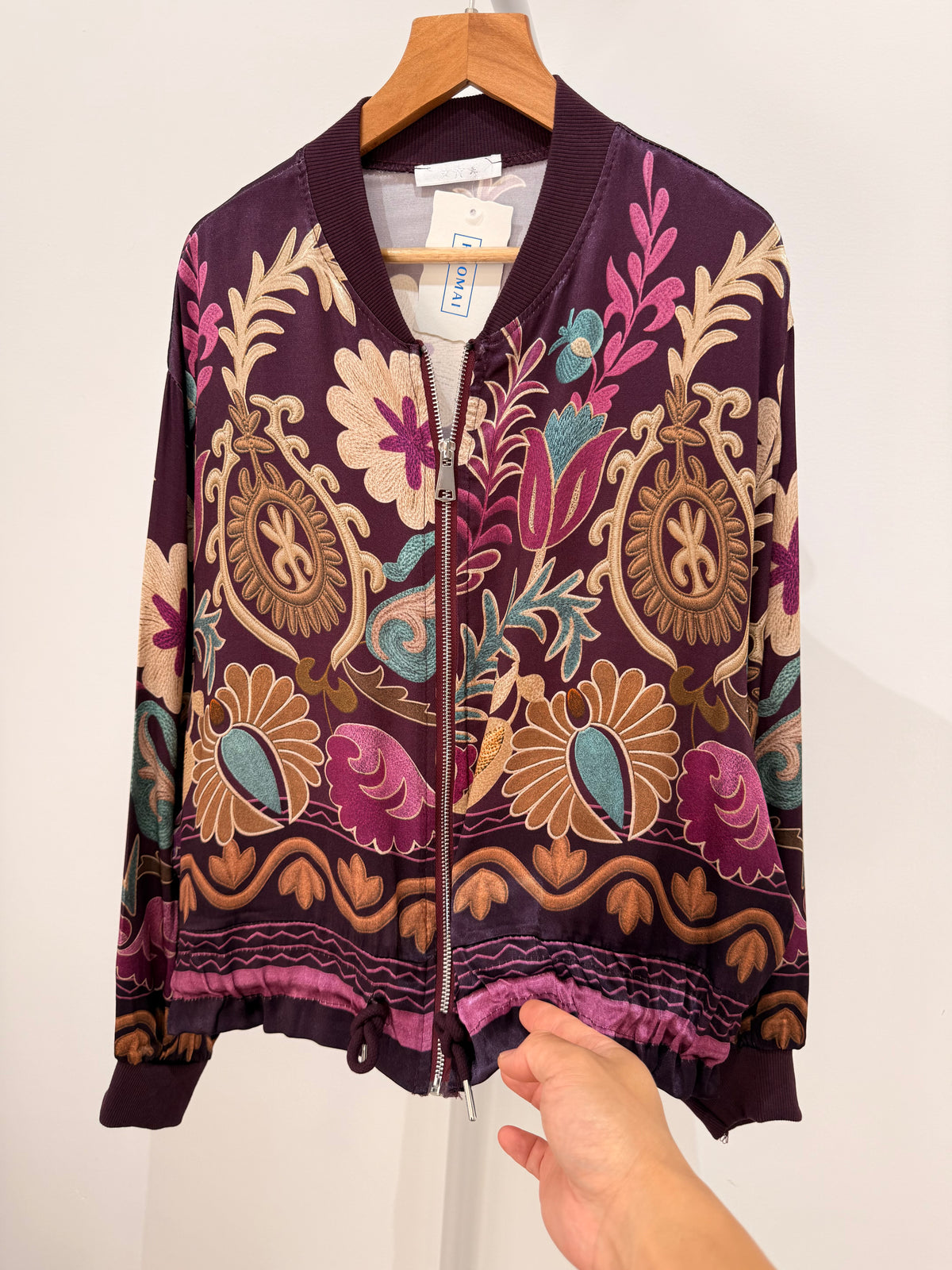 Bomber Satinado Floral 5367