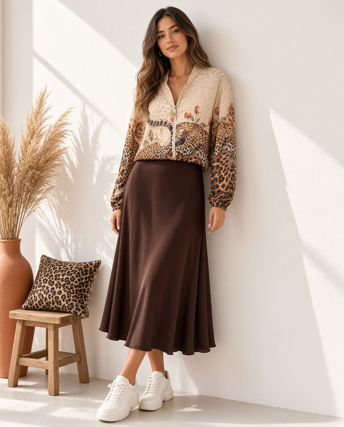 Bomber fino con cremallera 5408