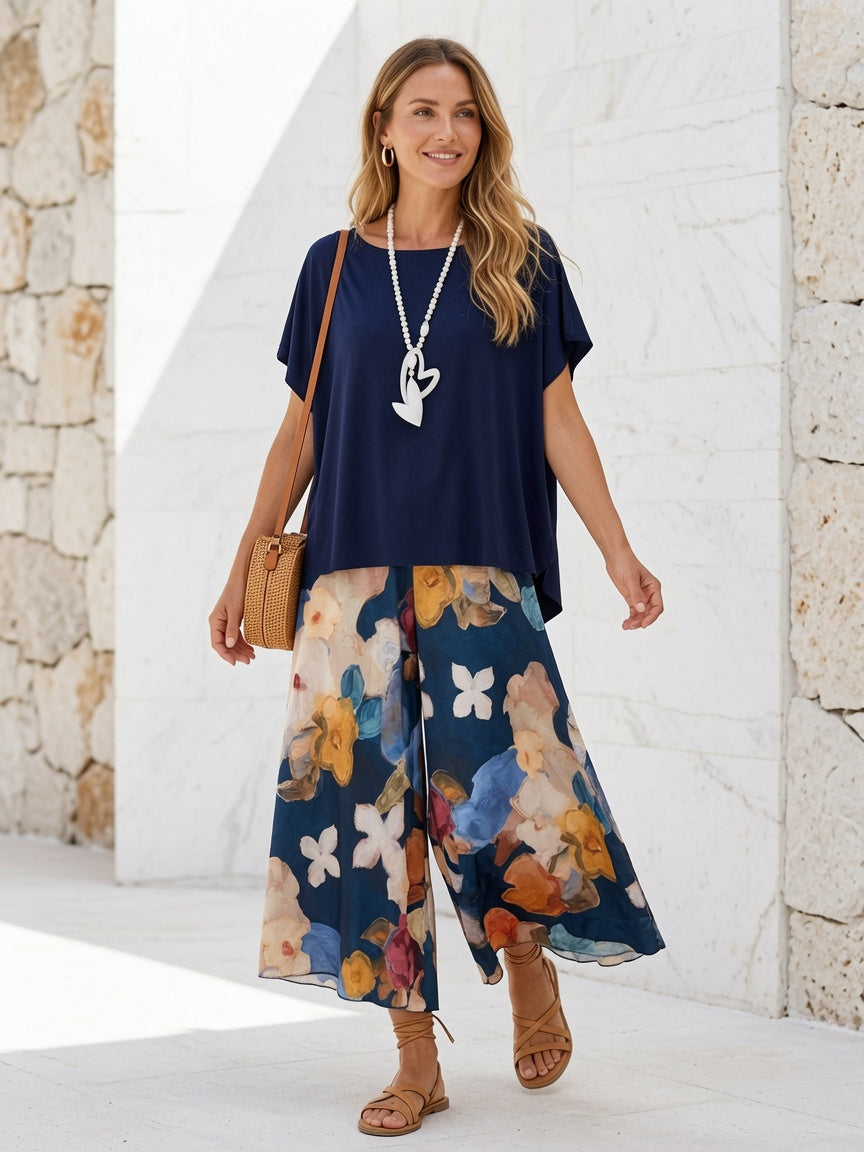Falda-Pantalón Estampado 4359