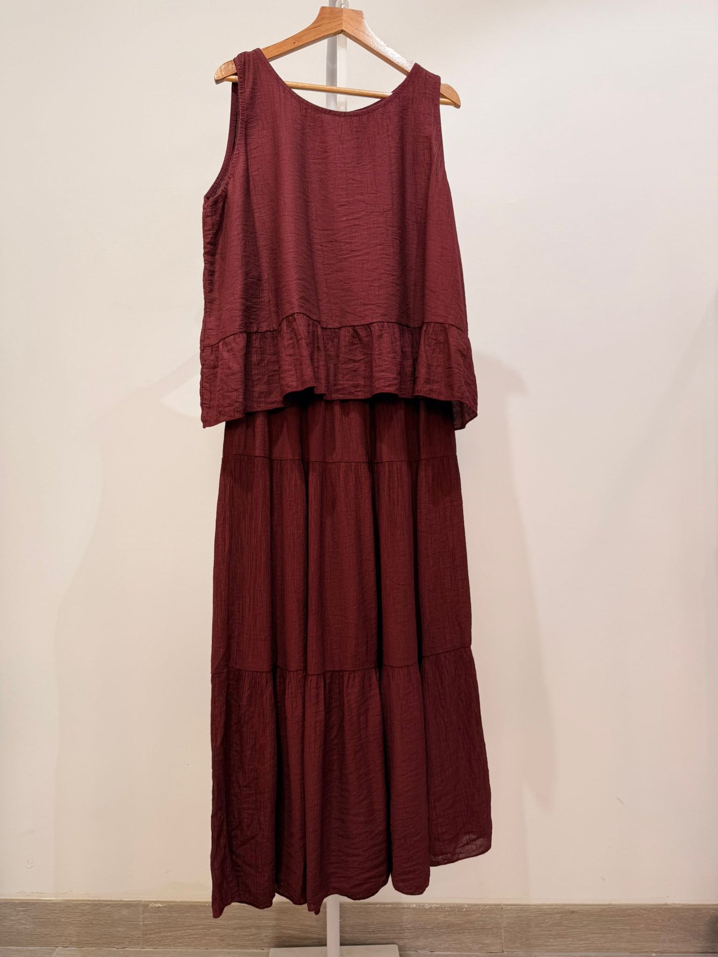 Blusa Sin Mangas con Volante (10825)