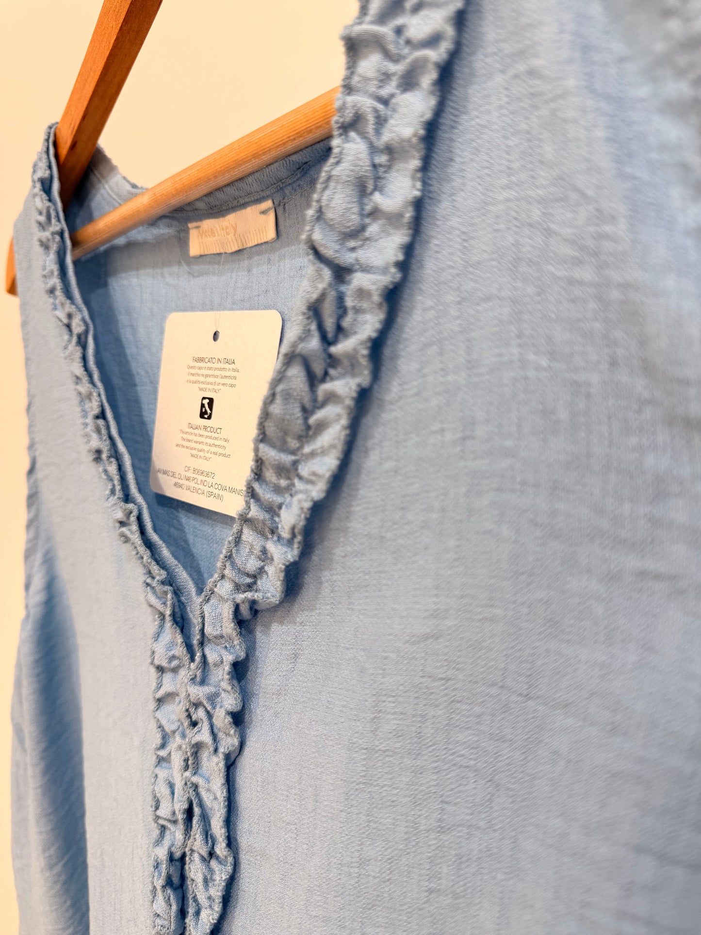Blusa cuello volantes 37418