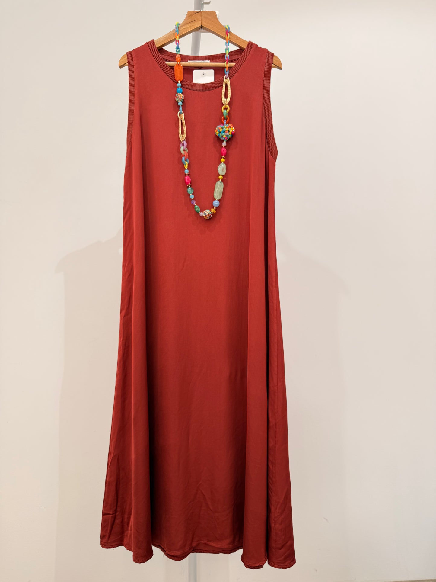 Vestido Largo Satinado 1801