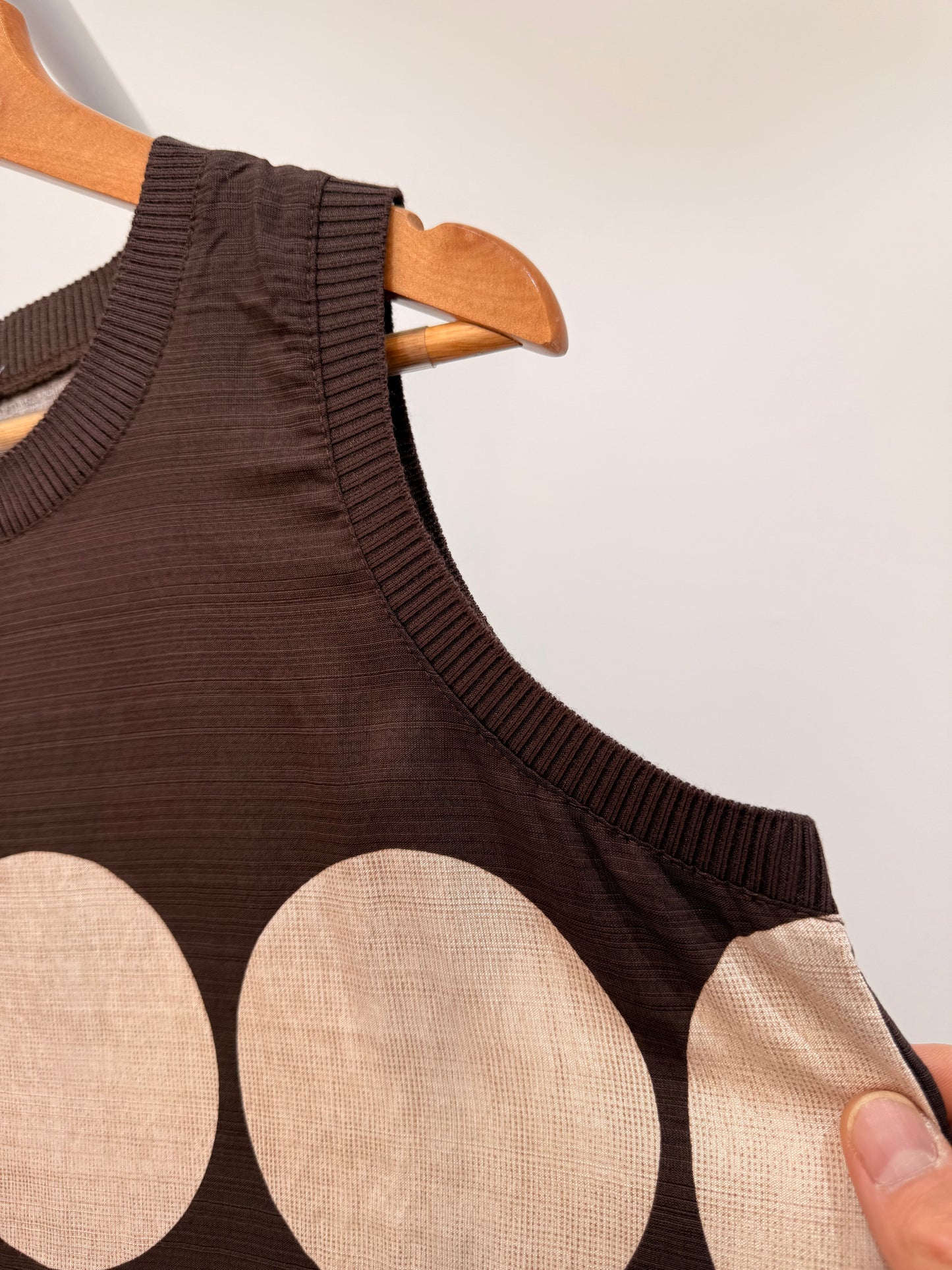 Blusa sin manga Círculos 156081